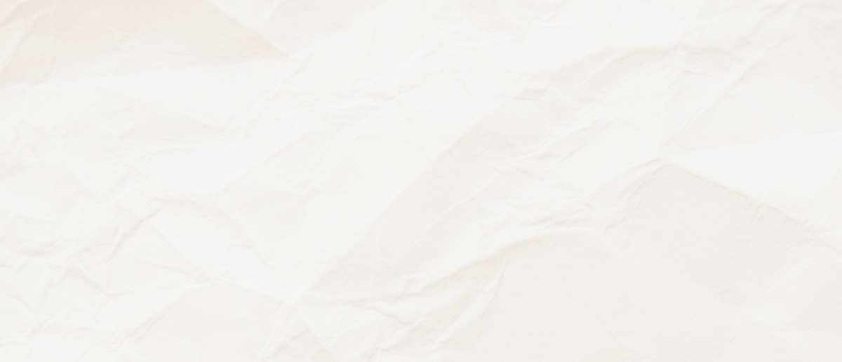 Crumpled paper texture in shades of off-white and beige. The surface displays numerous creases and folds, creating a rugged and uneven appearance. The lighting accentuates the texture, highlighting the various depths and angles of the crumpled material.